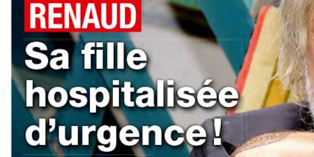 Renaud - sa fille Lolita hospitalisée d'urgence, son dos explosé