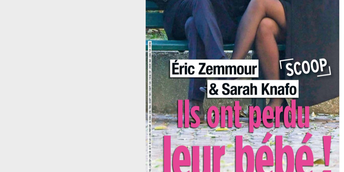 Sarah Knafo et Eric Zemmour, leur bébé perdu, la cause du drame révélée