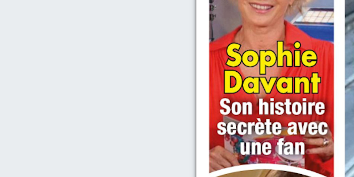 Sophie ­Davant - Son histoire secrète avec une fan