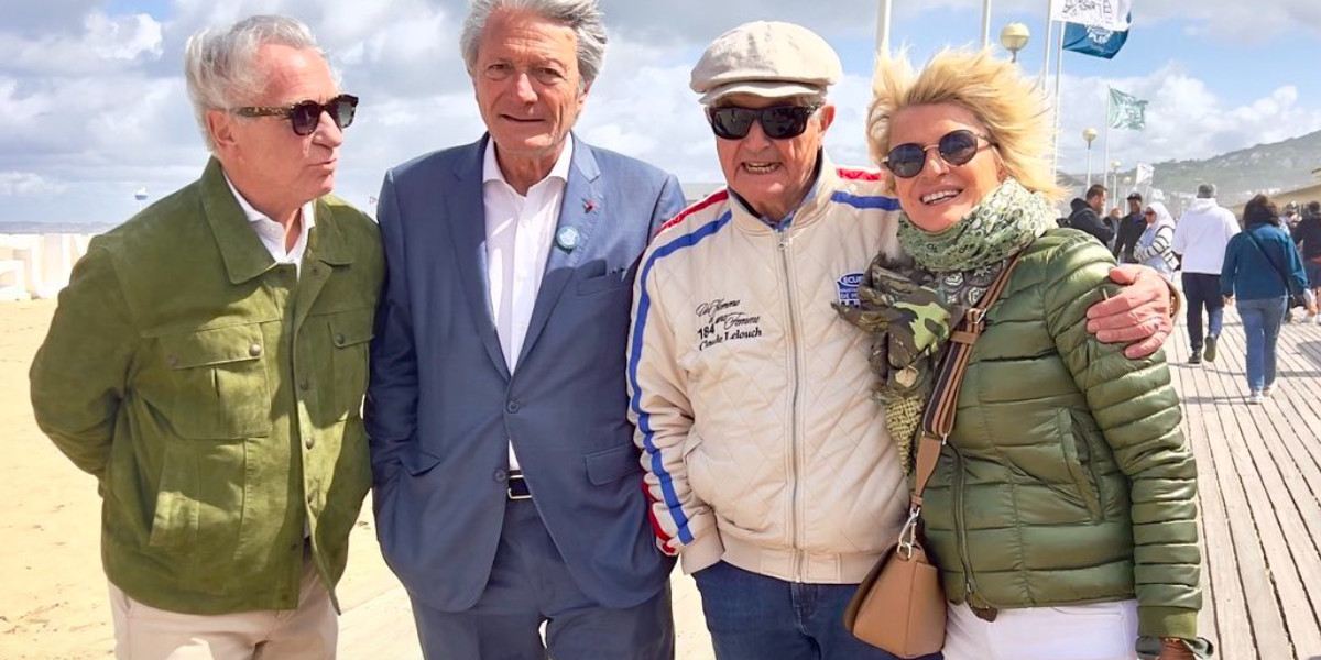  Sophie Davant et William Leymergie, complices et souriants à Deauville pour un événement spécial