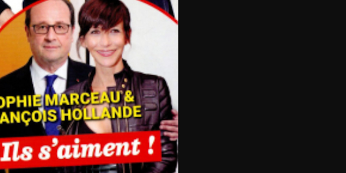 Sophie Marceau, et François Hollande, ils s'aiment
