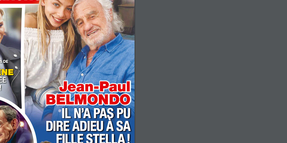 Stella Belmondo n'a pu dire adieu à son père Jean-Paul, triste coup de sort
