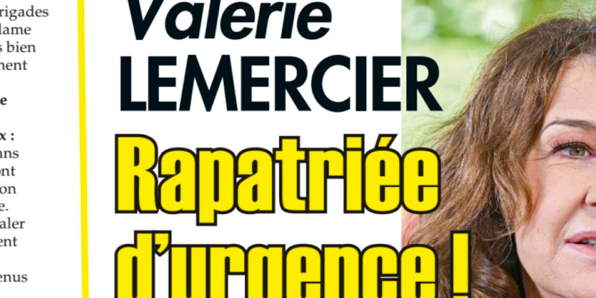 Valérie Lemercier sous le choc, rapatriée d'urgence