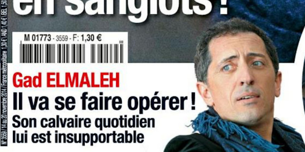 Vianney, un calvaire insupportable partagé avec Gad Elmaleh (photo)
