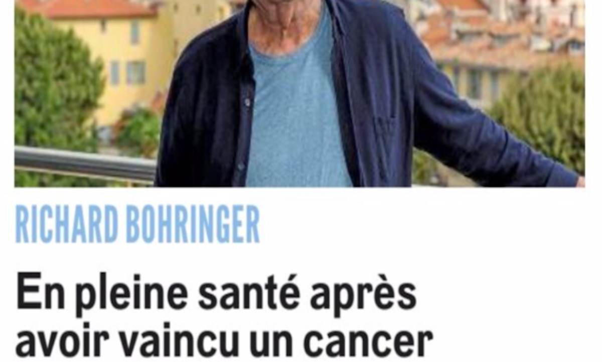 Richard Bohringer, cancer cérébral - Sa douloureuse confession