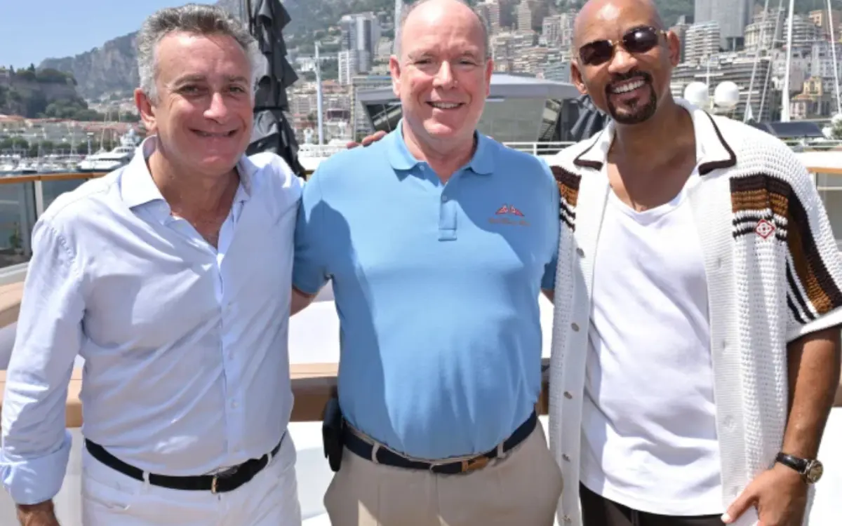 Albert de Monaco et Will Smith réunis à Monaco pour le lancement des E1 Series