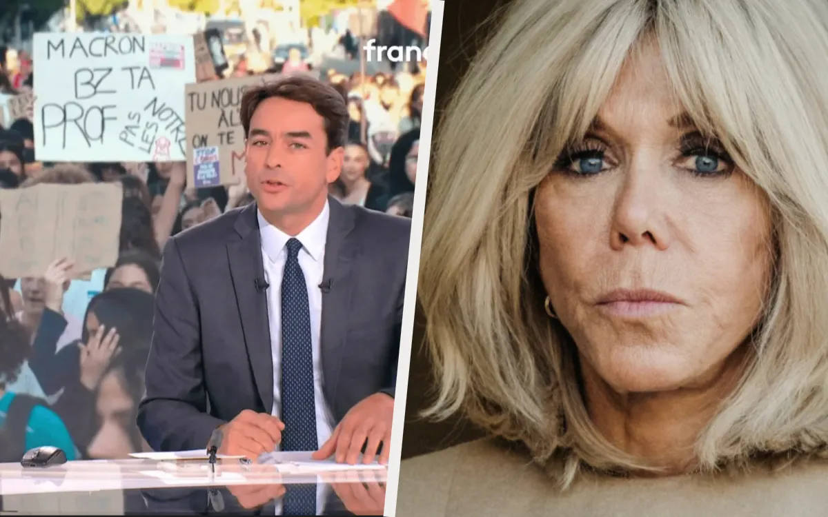 Brigitte Macron ciblée au 13h : pourquoi cette image diffusée sur France 2 interroge