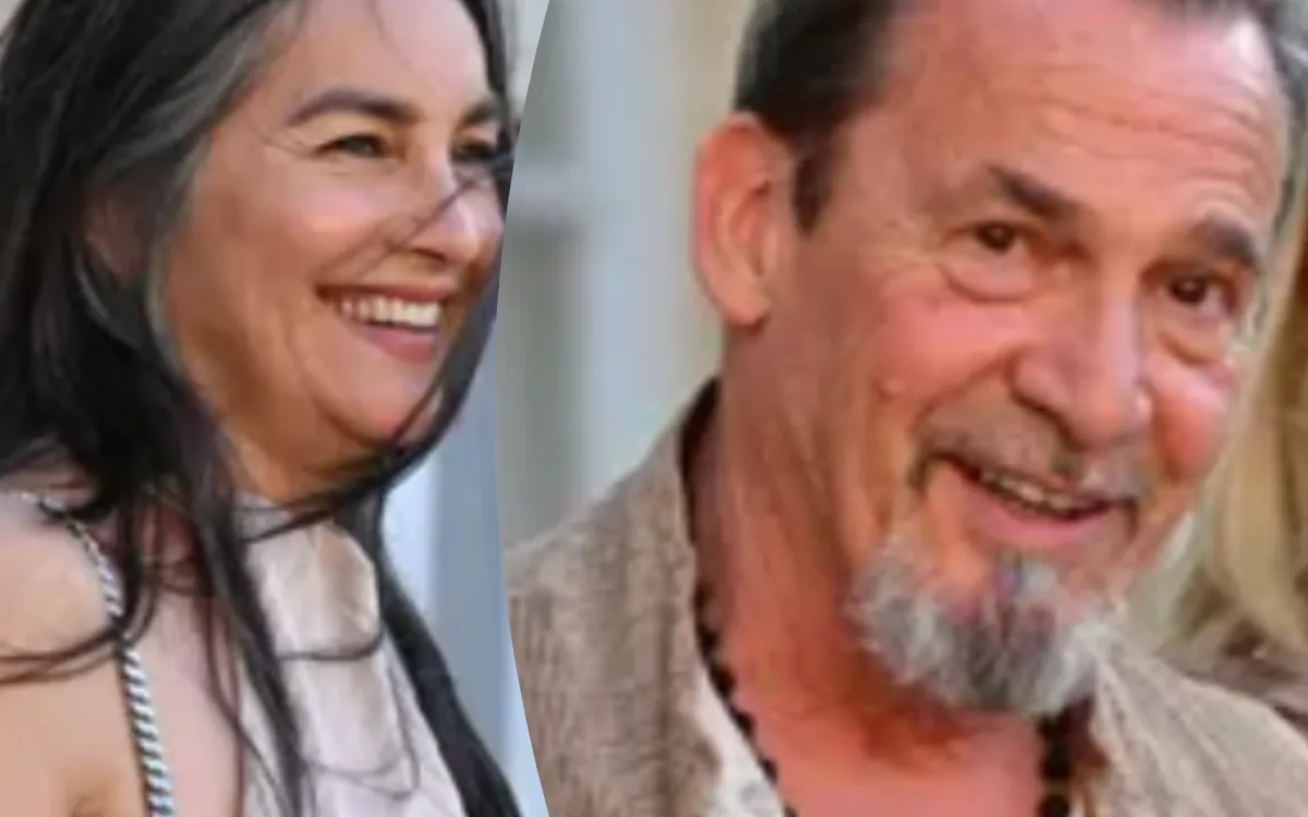 Élysée : Florent Pagny et Azucena assortis pour une cérémonie officielle