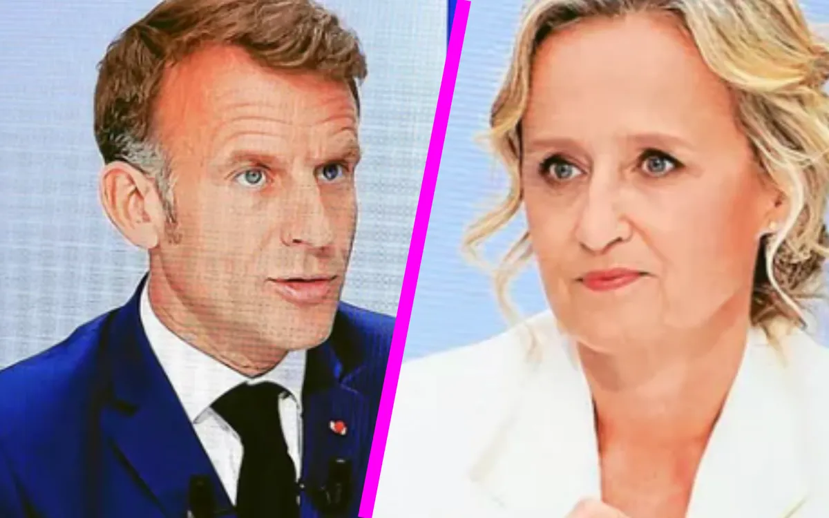 Emmanuel Macron hausse le ton en direct et recadre violemment Caroline Roux