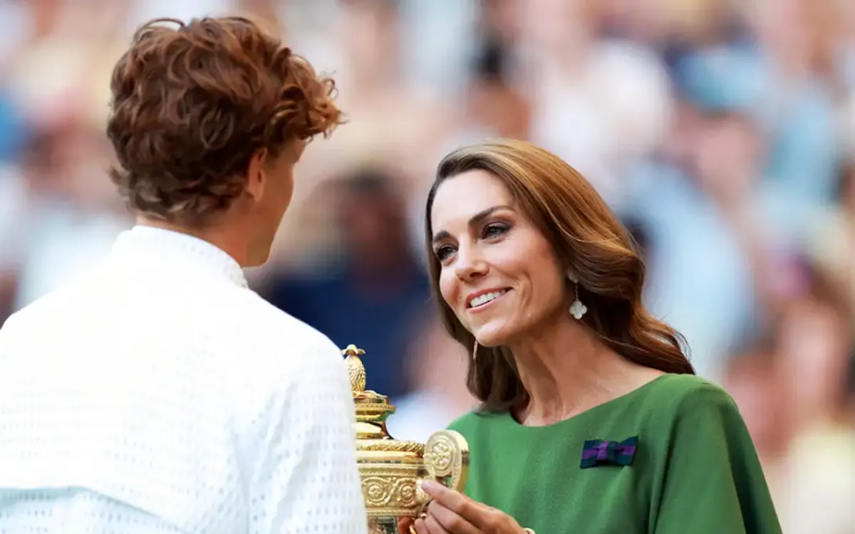 Jannik Sinner : son échange avec Kate Middleton, George et Charlotte après son sacre à Wimbledon