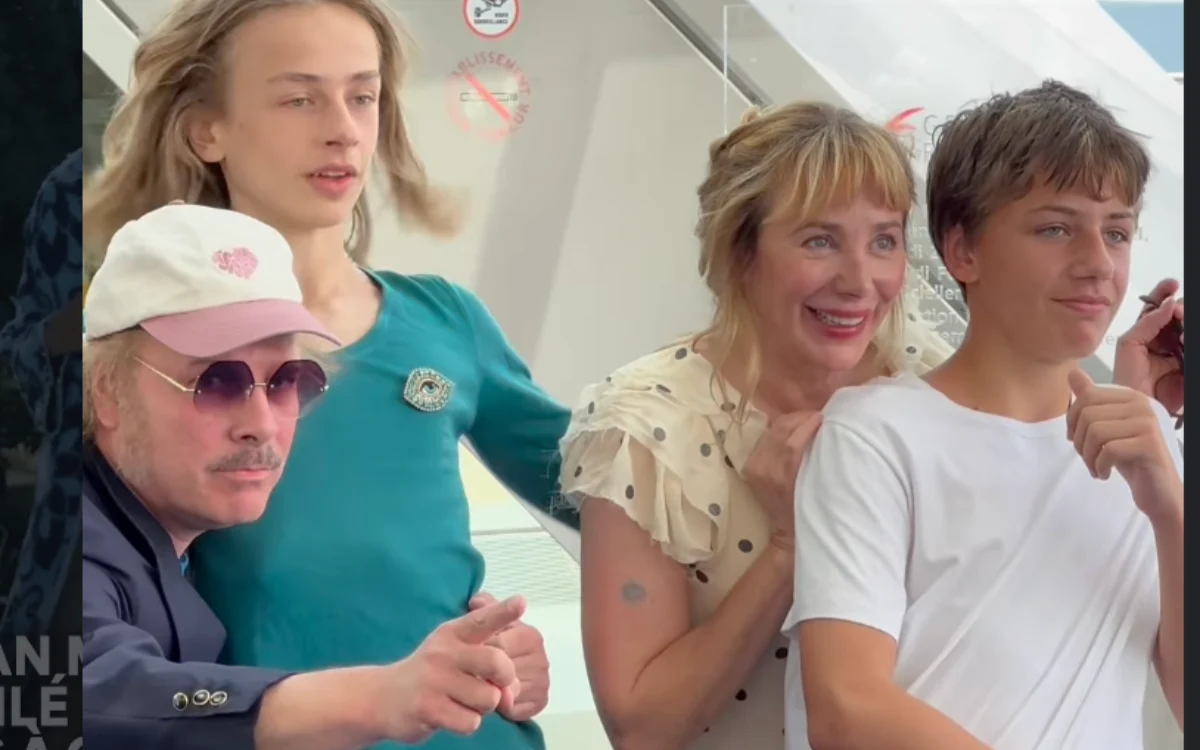 Julie Depardieu et Philippe Katerine posent en famille à Monte-Carlo, une photo qui divise