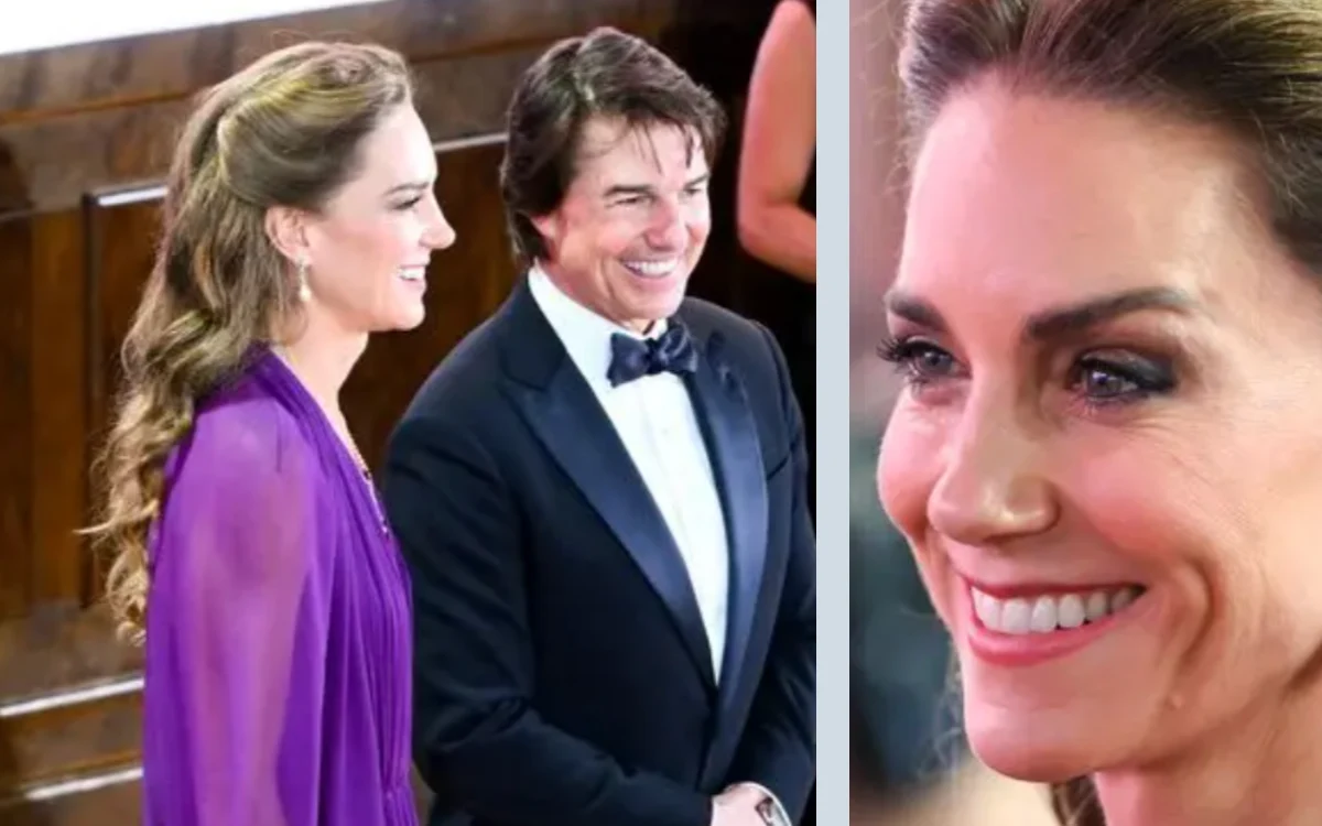Kate Middleton face à Tom Cruise : ce petit réflexe lui évite un moment gênant