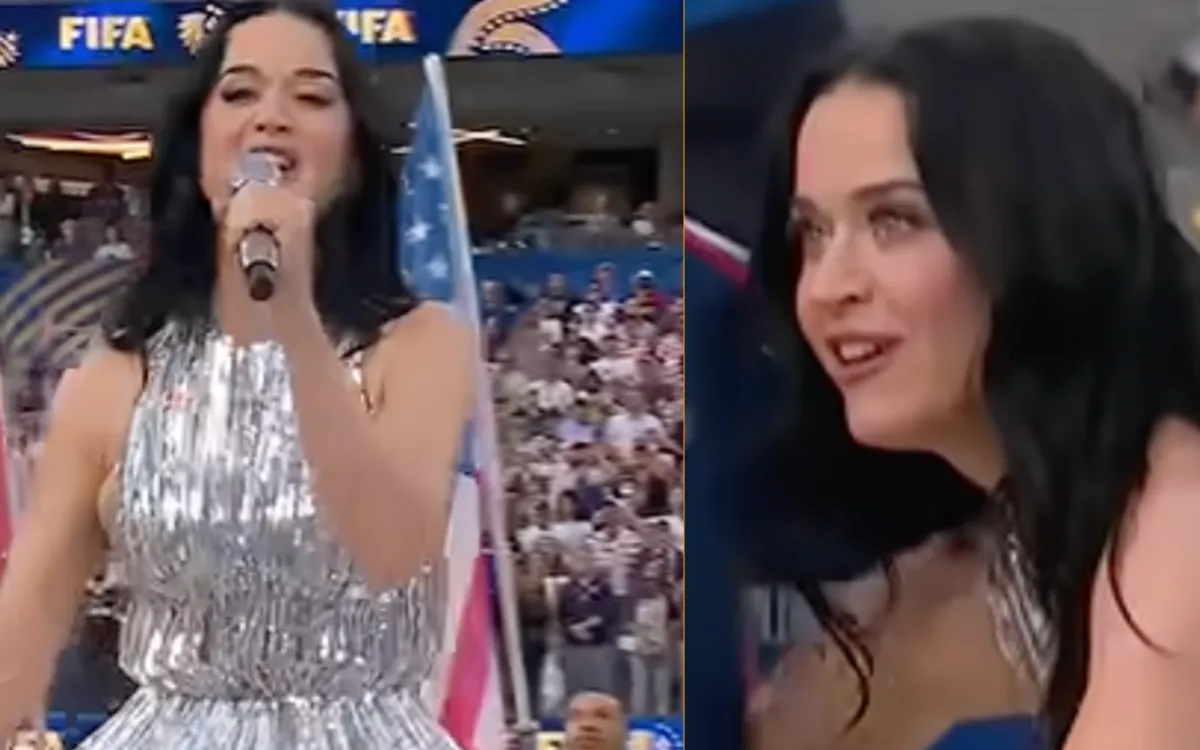 Katy Perry pieds nus dans les bras de Justin Trudeau à l'ouverture de la coupe du monde
