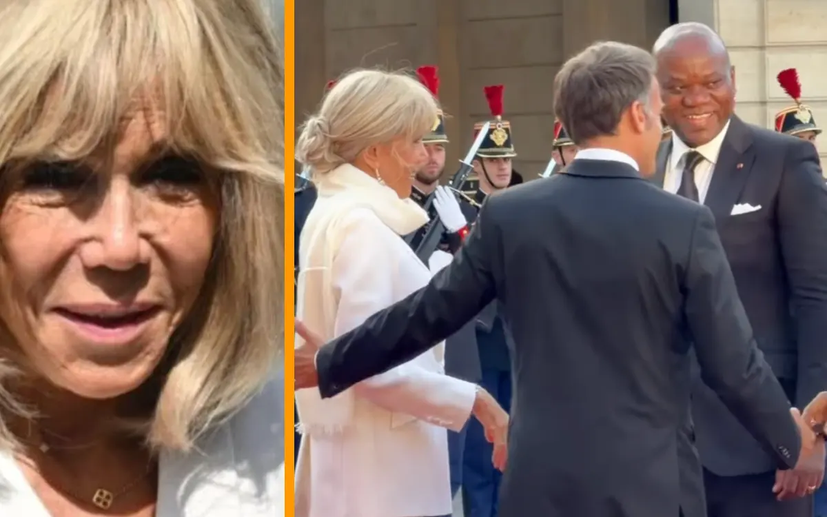 À l'Élysée, un simple accessoire de Brigitte Macron détourne l'attention du dîner d'État officiel