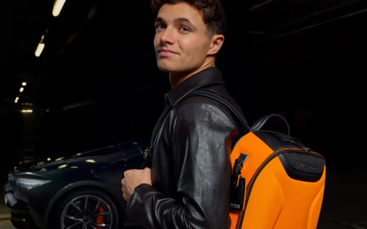 Lando Norris : le pilote star officialise un partenariat colossal avec TUMI