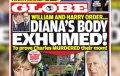 William et Harry exhument en secret le corps de la princesse Diana