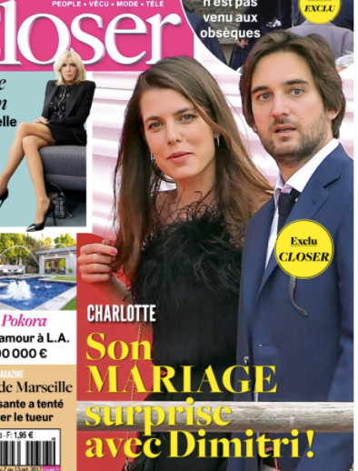 Charlotte Casiraghi et Dimitri Rassam, un mariage en préparation selon Corriere