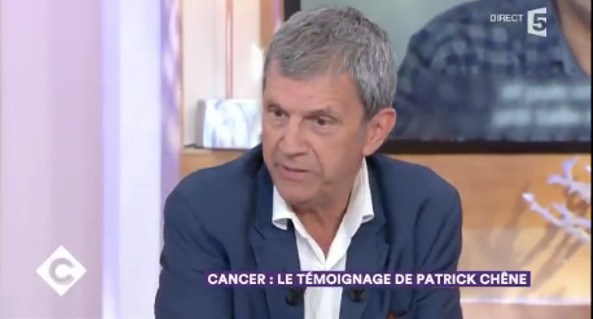 Patrick Chêne soigné pour un cancer « tumeur, cancer, chimio­thé­ra­pie, et enfin guéri­son »