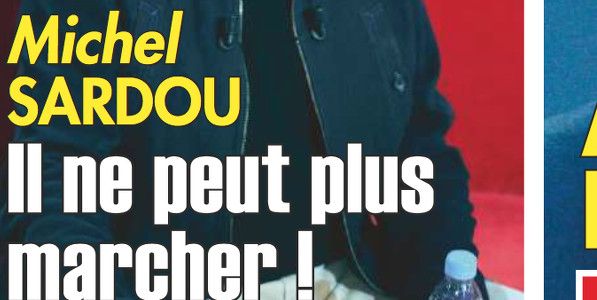 Michel Sardou ne peut plus marcher (photo)