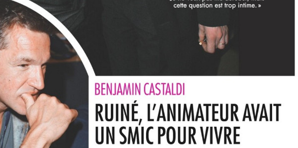 Ruiné, Benjamin Castaldi vivait avec le Smic