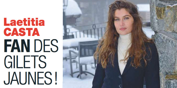 Laetitia Casta, « Cosette à la boulangerie », son étrange déclaration sur les Gilets Jaunes