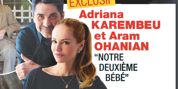 Adriana Karembeu et Aram Ohanian, un deuxième bébé