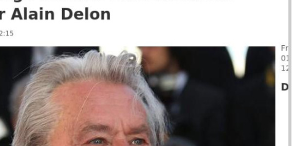 Alain Delon victime d'une chute, un message d'Anouchka le remet d'aplomb (photo)