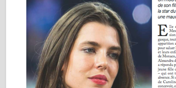 Charlotte Casiraghi « fatiguée », la jeune maman s'épargne tout déplacement compliqué