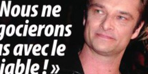 David Hallyday, diable, veuve noire, mygale, offensive contre Laeticia