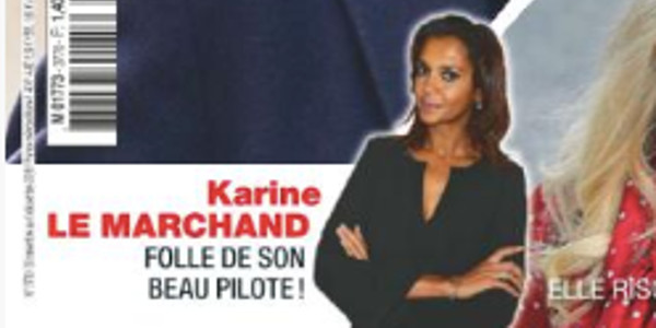 Karine Le Marchand folle de son beau pilote