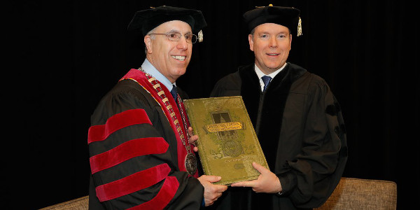 Le Prince Albert honoré à la Thomas Jefferson University de Philadelphie