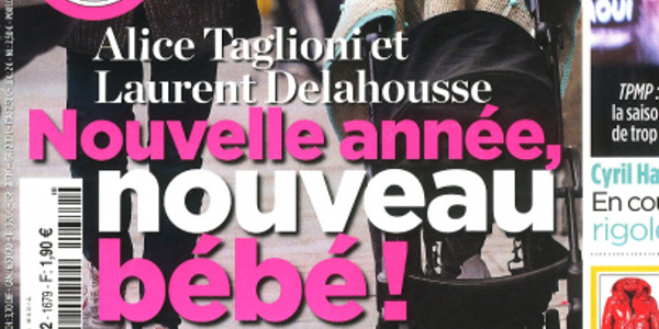 Alice Taglioni, Laurent Delahousse, épuisés, nouvelle année avec Lino (photo)