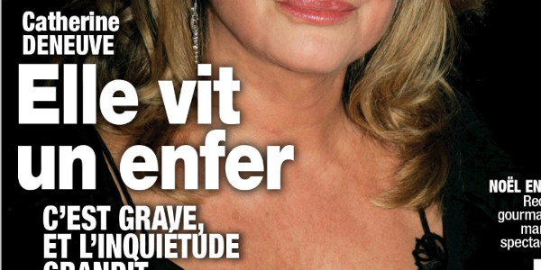 Catherine Deneuve vit l'enfer, c'est grave et l'inquiétude grandit (photo)
