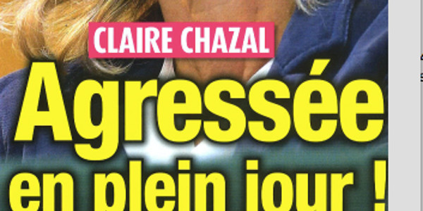 Claire Chazal, drame au Nouvel An, « agressée » en plein jour (photo)