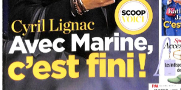 Cyril Lignac, avec Marine, c'est fini (photo)