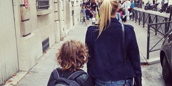 Estelle Lefébure attendrie : Elle accompagne son Giuliano pour la rentrée (photo)