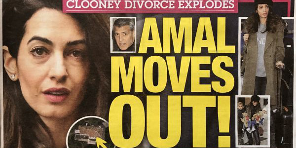 George et Amal Clooney, le divorce, elle fuit avec ses jumeaux, photos choc