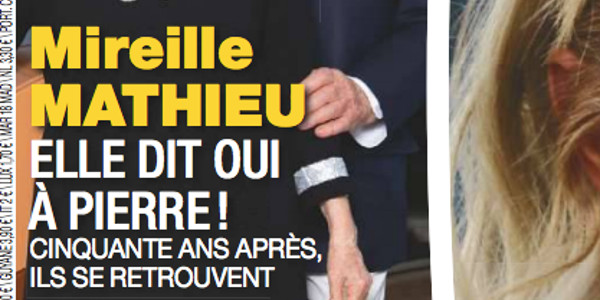 Mireille Mathieu, le bonheur, elle dit oui à Pierre (photo)