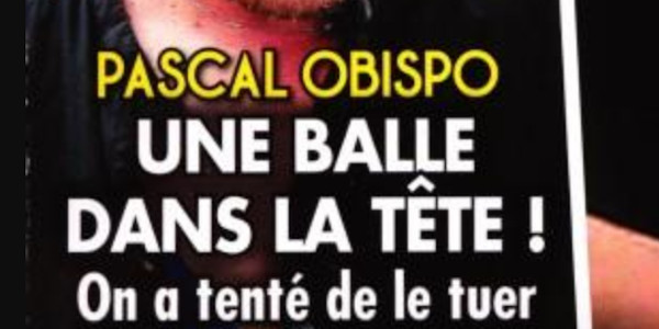 Pascal Obispo "une balle dans la tête", on a tenue de le tuer (photo)
