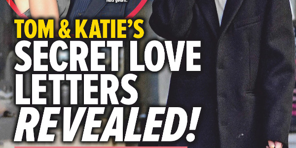 Tom Cruise, intimité violée, ses lettres d'amour exhumées par Katie Holmes (photo)