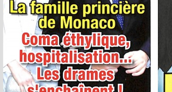 Charlène et Albert de Monaco, « coma éthylique, hospitalisation, les drames s'enchainent » (photo)