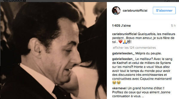Carla Bruni dévoile une photo de Giulia. C'est la fin des vacances (photo)