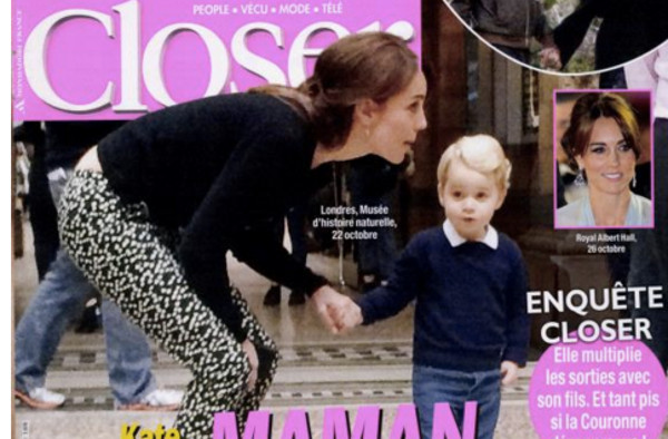 Kate Middleton, maman avant tout dans « Closer »