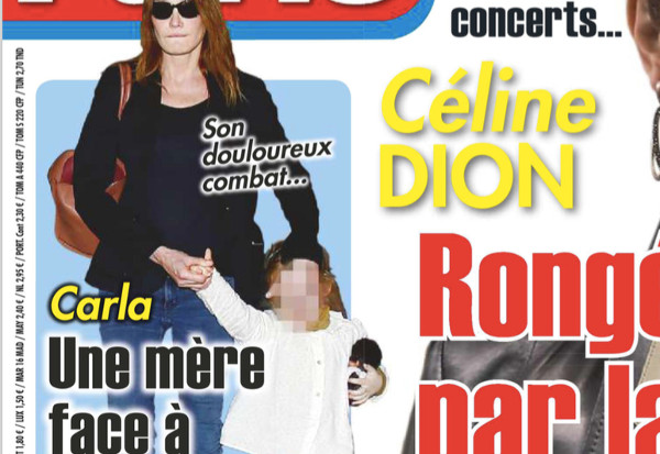 Carla Bruni « une mère face à l'autisme » dans Ici Paris