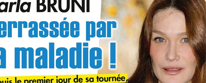 Carla Bruni-Sarkozy, sa maladie n'altère nullement ses cordes vocales