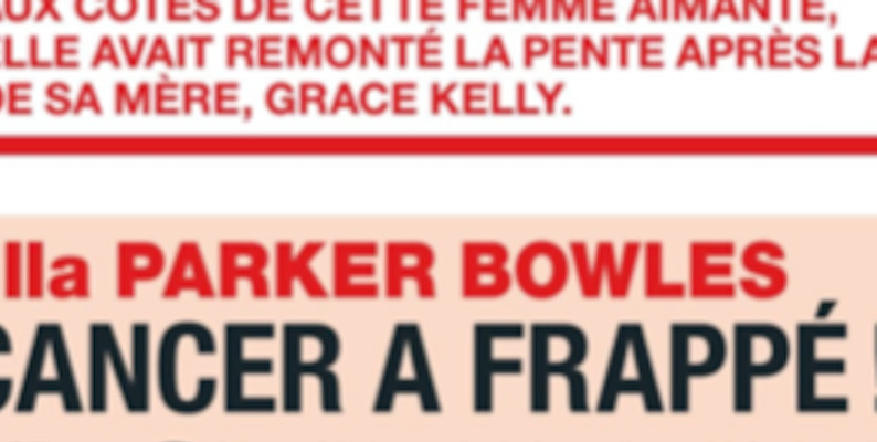 Camilla Parker-Bowles "inquiète", Charles, frappée par le cancer