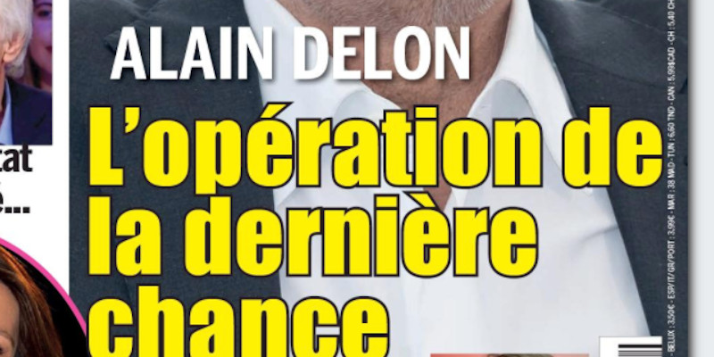 Alain Delon, délicate opération, la fin - le message d'Anouchka (photo)