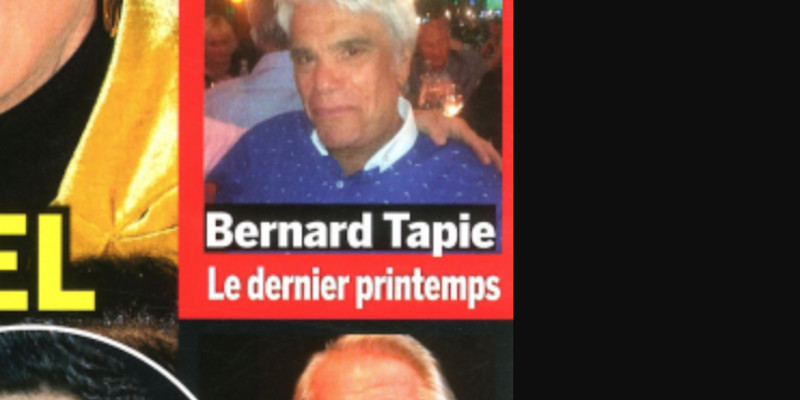 Bernard Tapie - double cancer, dernier printemps - Une grande annonce (photo)