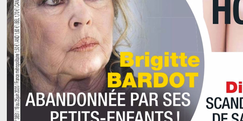Brigitte Bardot abandonnée par ses petits-enfants, folle de chagrin
