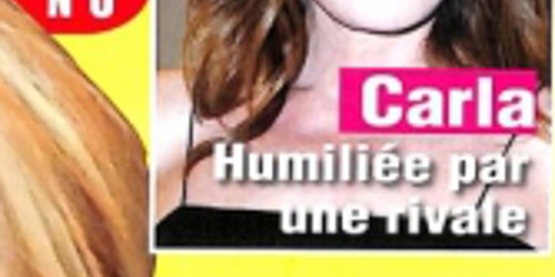 Carla Bruni pétrifiée par la jalousie - une sérieuse rivale gâche son bonheur